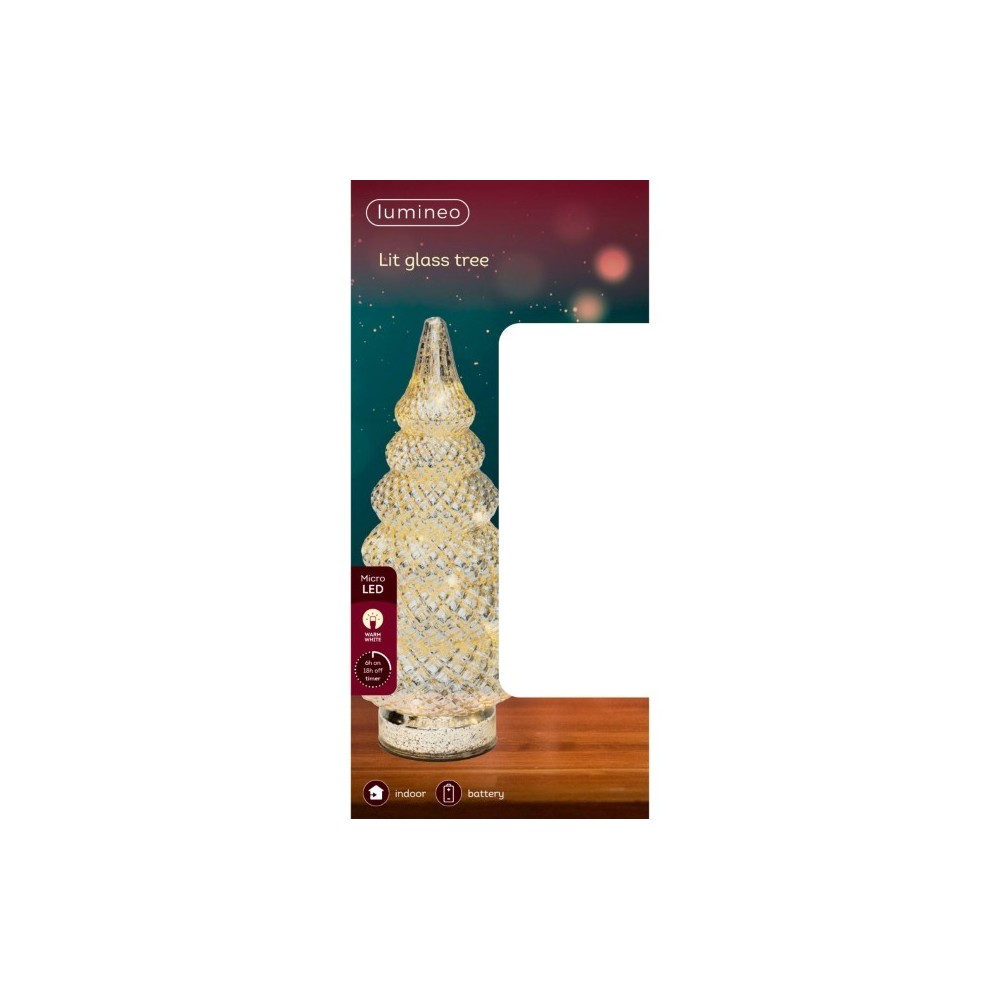 ALBERO VETRO MICROLED LUCE CALDA D.20 L.6.5